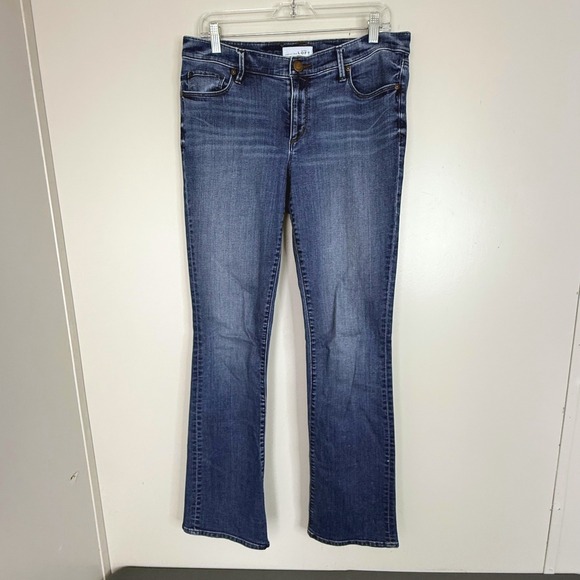 LOFT Denim - LOFT Jeans Womens 8 29 Modern Boot Blue Denim Mid Rise Bootcut Stretch Pants